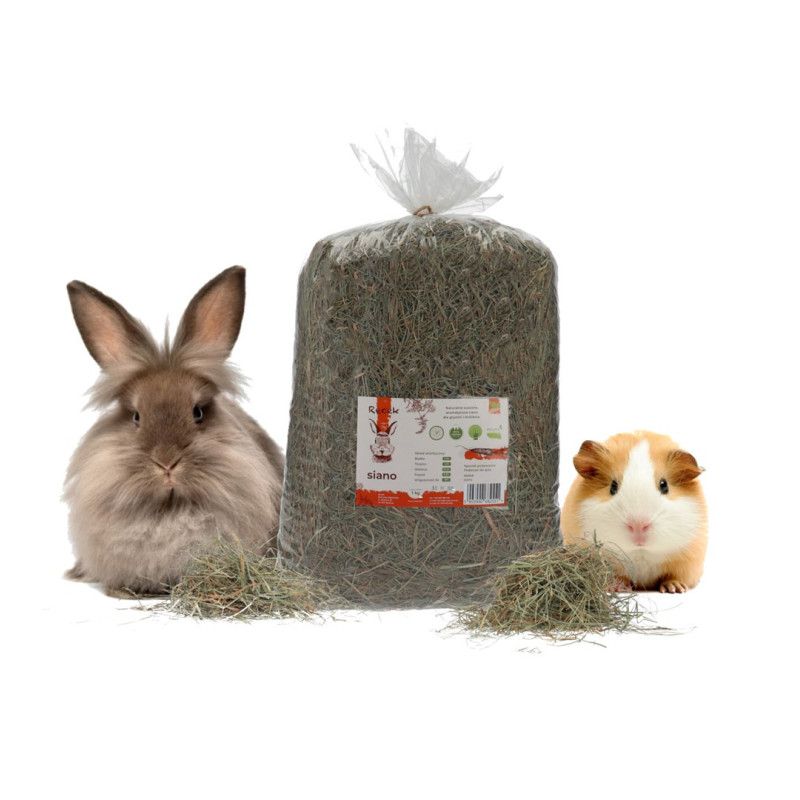 Graužikų Šienas - RECEK Pieva Šienas 1.5kg Rankomis Supakuotas Be Glitimo ir Sojos