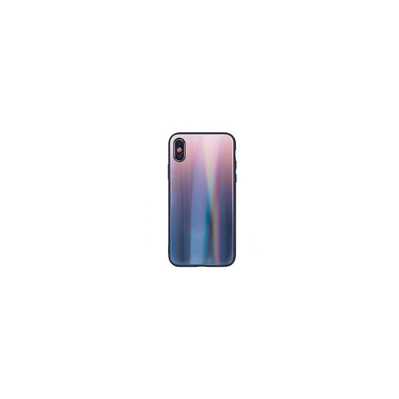 „GreenGo Apple iPhone XR“ „Aurora“ stiklo TPU rudas ir juodas stiklas