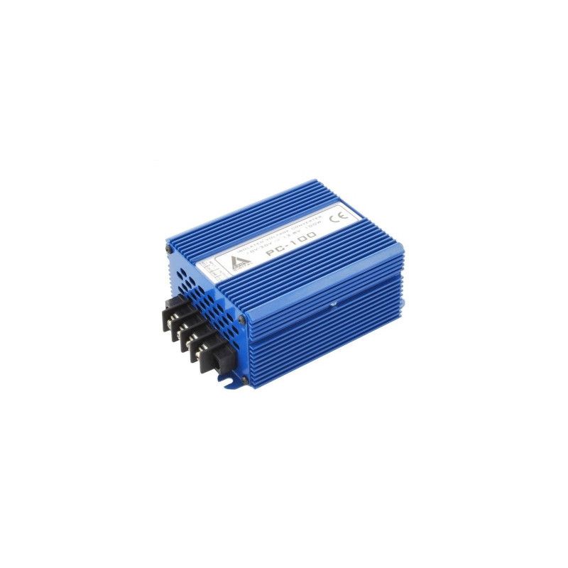 Įtampos keitiklis 10÷30 vdc / 13,8 vdc pc-100-12v 100w galvaninė izoliacija