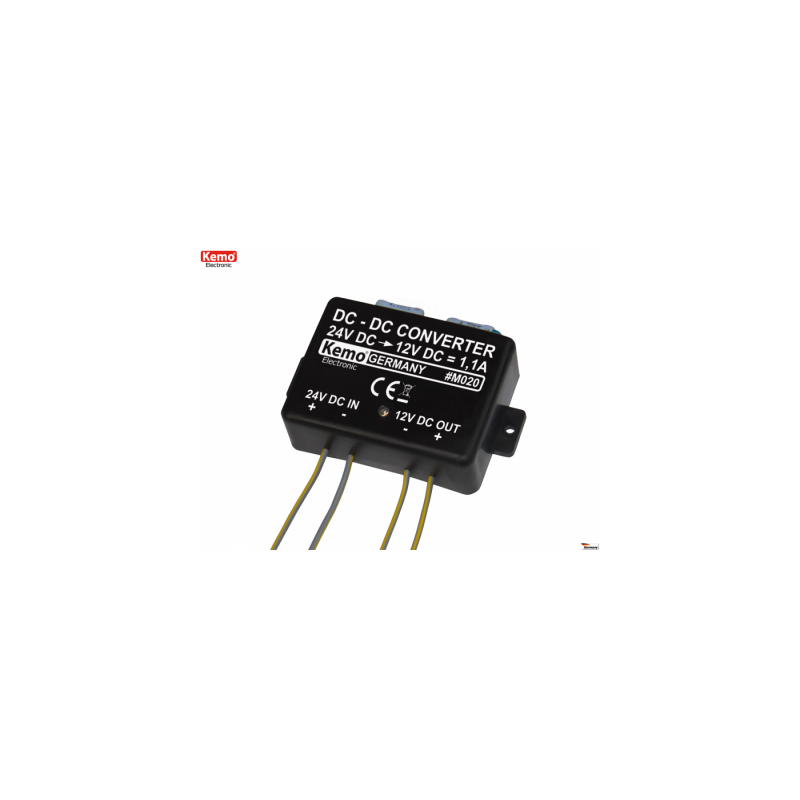 DC/DC įtampos keitiklis nuo 24v iki 13,8v max. 1.1a