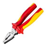 Izoliuotos, darbą taupančios kombinuotos replės Deli Tools EDL512006
