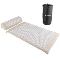 Kilimėlis TUNTURI ACUPRESSURE MAT AND PILLOW BEIGE