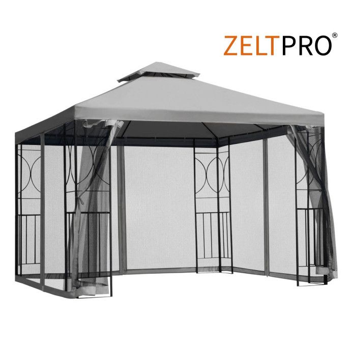 Pergola Zeltpro Classic 300x300 Pilka
