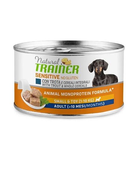 Natural Trainer Sensitive Adult Mini konservai šunims su upėtakiu, 150 g