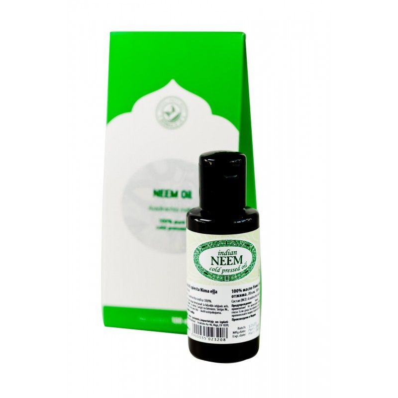 Nimbamedžio (NEEM) 100 % šalto spaudimo aliejus, HERBALS, 100 ml.