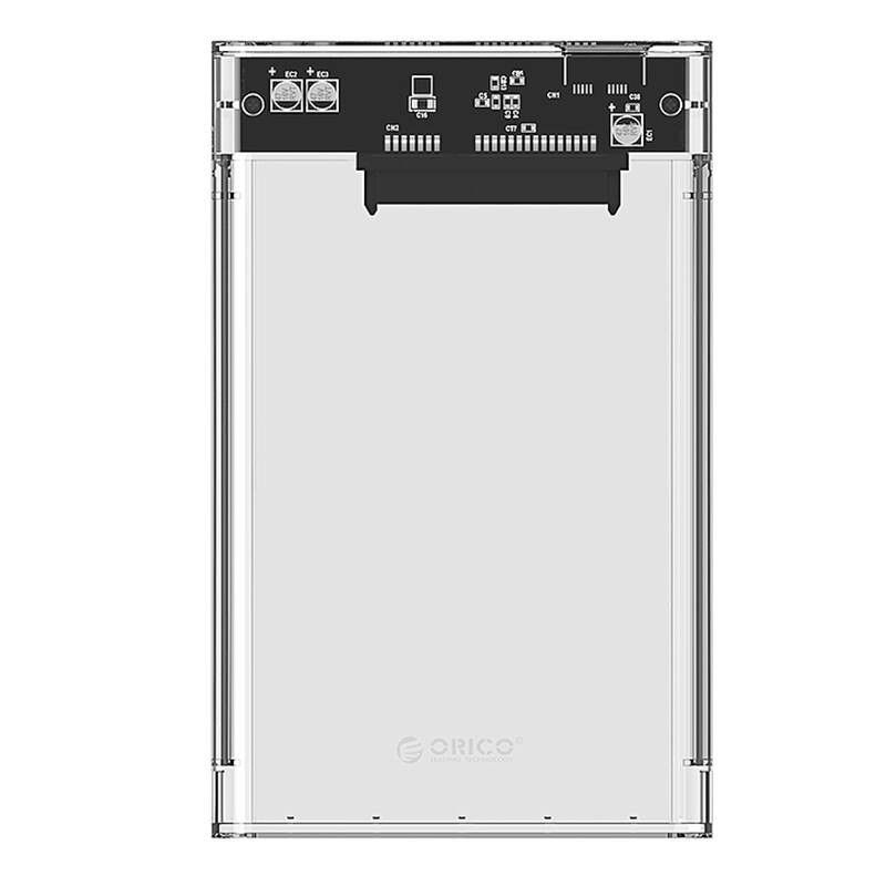 „Orico 2139“ HDD / SSD 2,5 colio korpusas, 5 Gbps, USB-A į USB Micro-B (skaidrus)