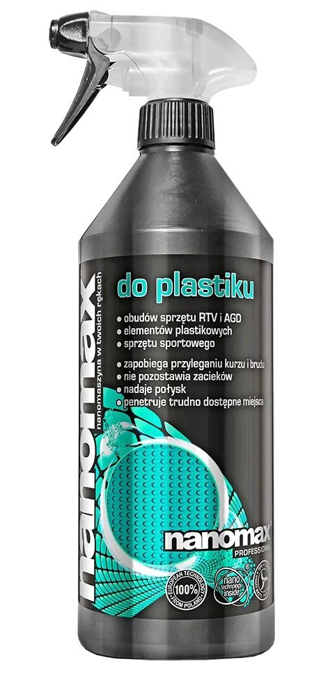 Purškiamas plastikinių paviršių valiklis NANOMAX Pro, 500ml