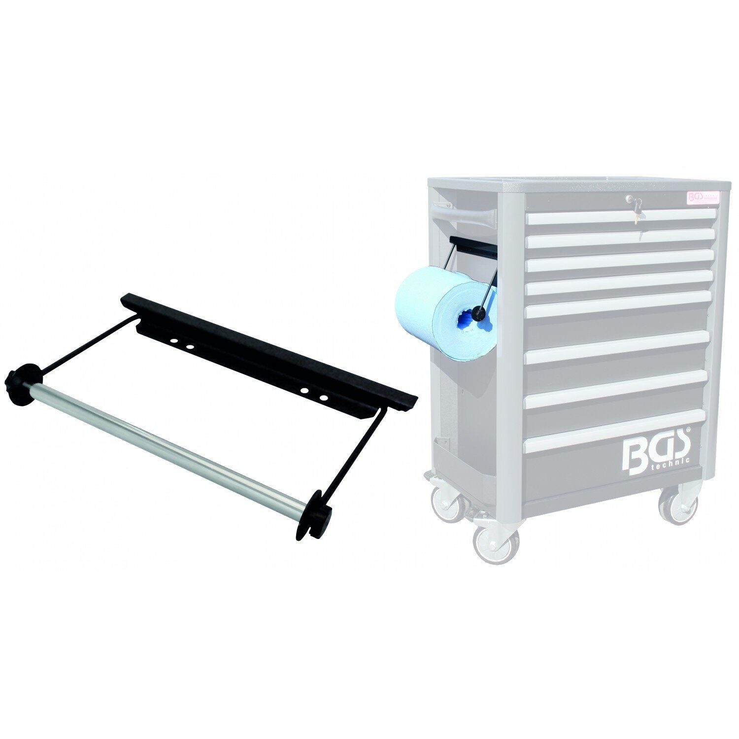 Popieriaus laikiklis įrankių spintelėms BGS Technic 67161 | Ø300MM