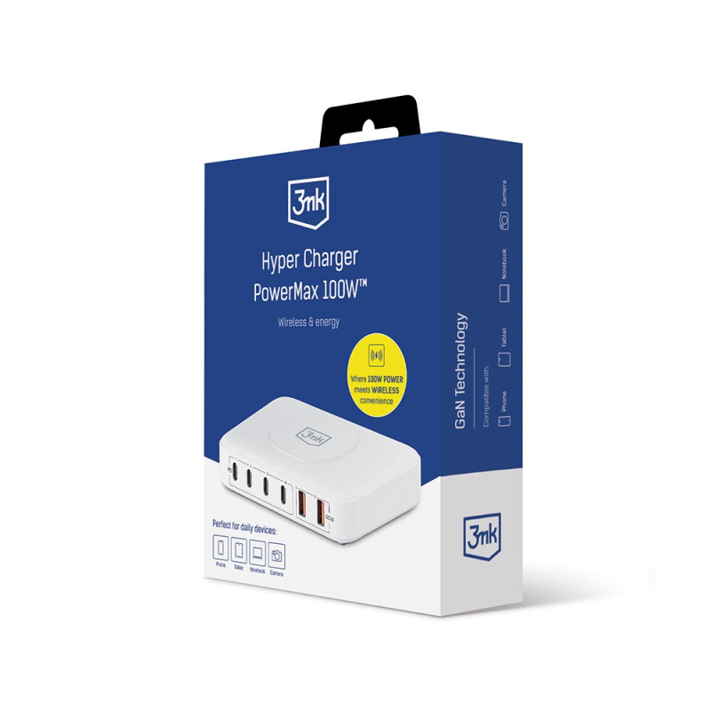 Priedai - 3mk Hyper Charger PowerMax 100W