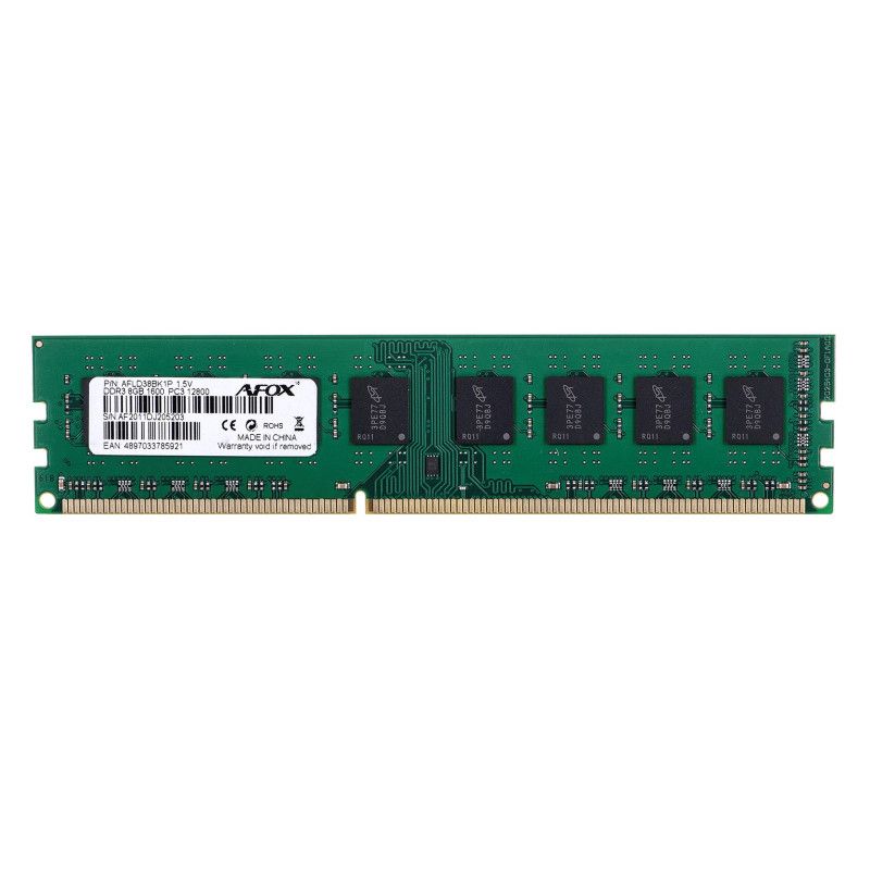 RAM Modulis - AFOX DDR3 8GB 1600MHz