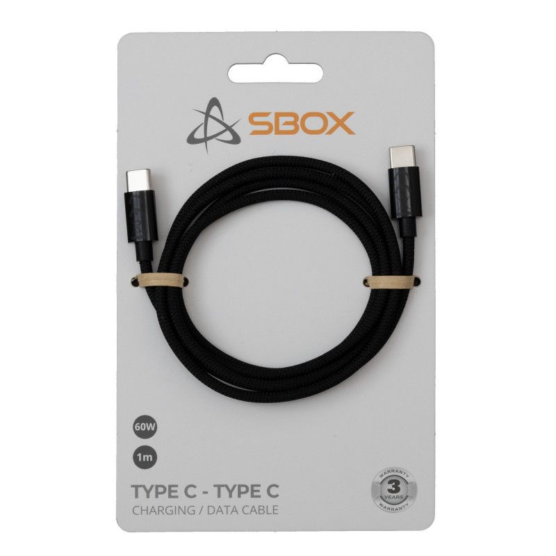 Sbox Type C - Type C M / M 1m black TYPEC-1-B
