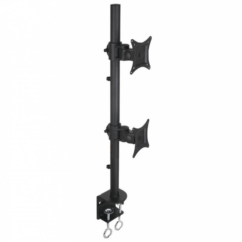 „Techly ICA-LCD-350-D“ monitoriaus laikiklis / stovas, 68,6 cm (27 colių), stalas, juodas