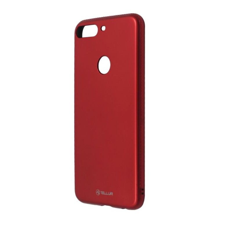 „Tellur“ blizgus dėklas Huawei Y7 Prime 2018, raudonas