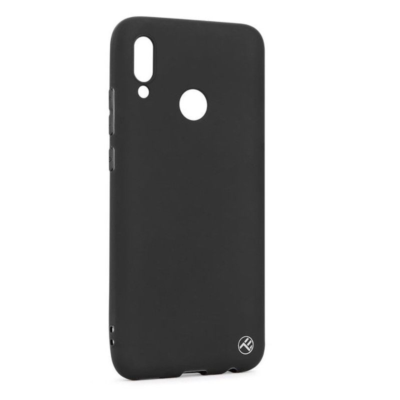 „Tellur“ matinis silikoninis dėklas, skirtas Huawei Y9 2019, juodas