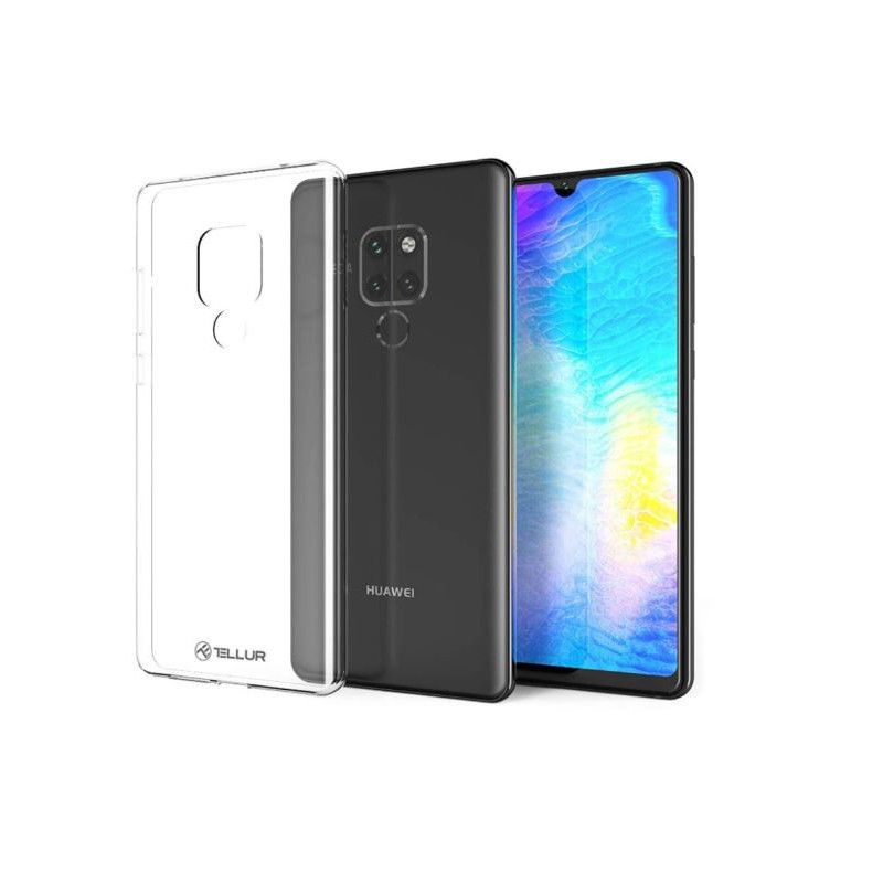 „Tellur“ silikoninis dėklas, skirtas „Huawei Mate 20“, skaidrus