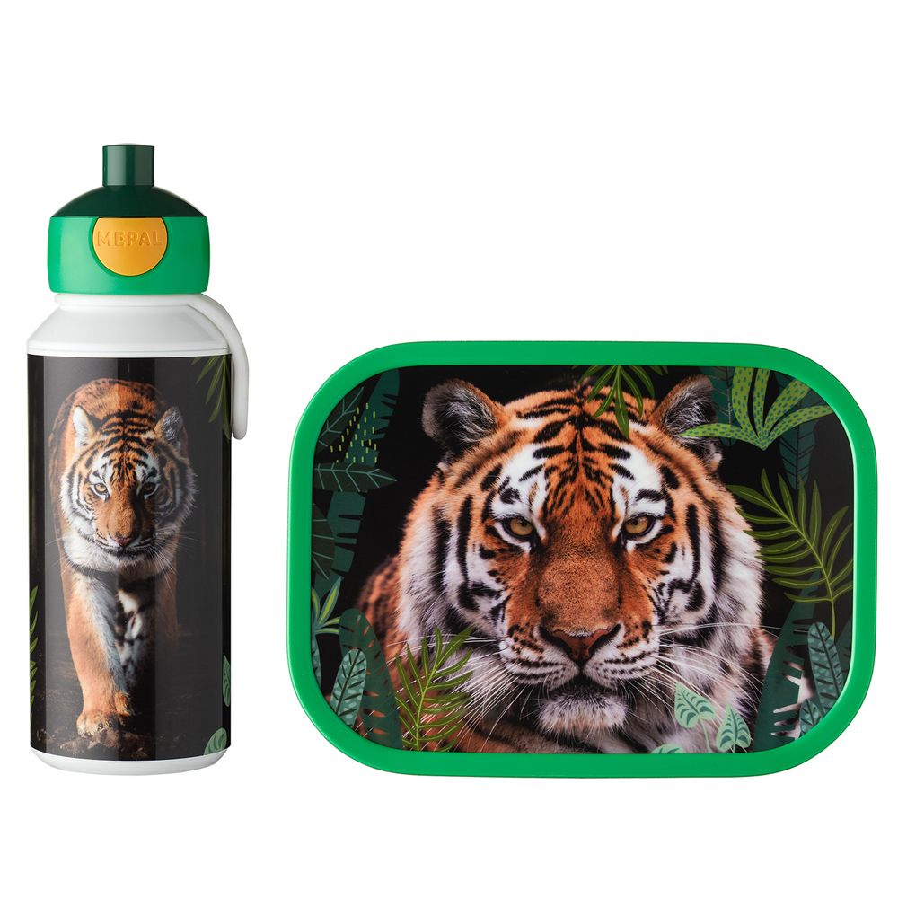 Mepal Gertuvė ir pietų dėžutė rinkinys vaikams ‘Tigras’ Wild Tiger