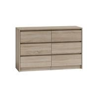 Topeshop K120 SONOMA 2X3 komoda