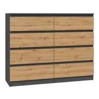 Topeshop M8 120 ANT / ART KPL komoda