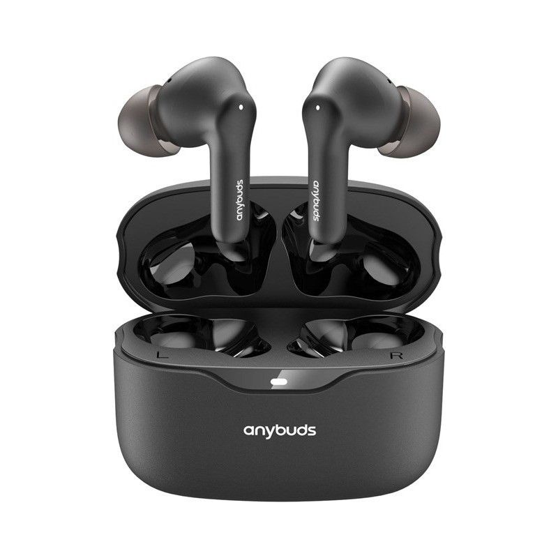 TOZO Anybuds Pro belaidės stereo ausinės su USB-C ryšiu, juodos