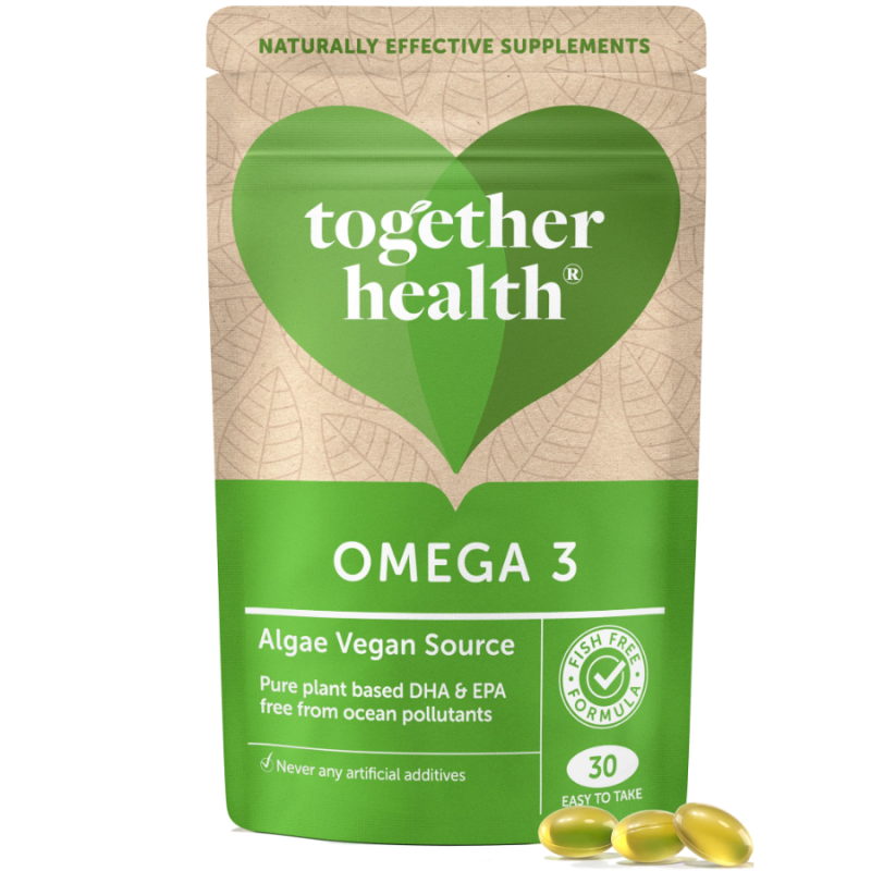Veganiškas maisto papildas OMEGA TOGETHER, 30 kaps.