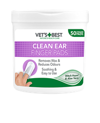 Vet's Best Clean Ear ausų valymo servetėlės, 50 vnt
