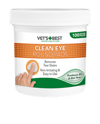 Vet's Best Clean Eye akių valymo servetėlės, 100 vnt
