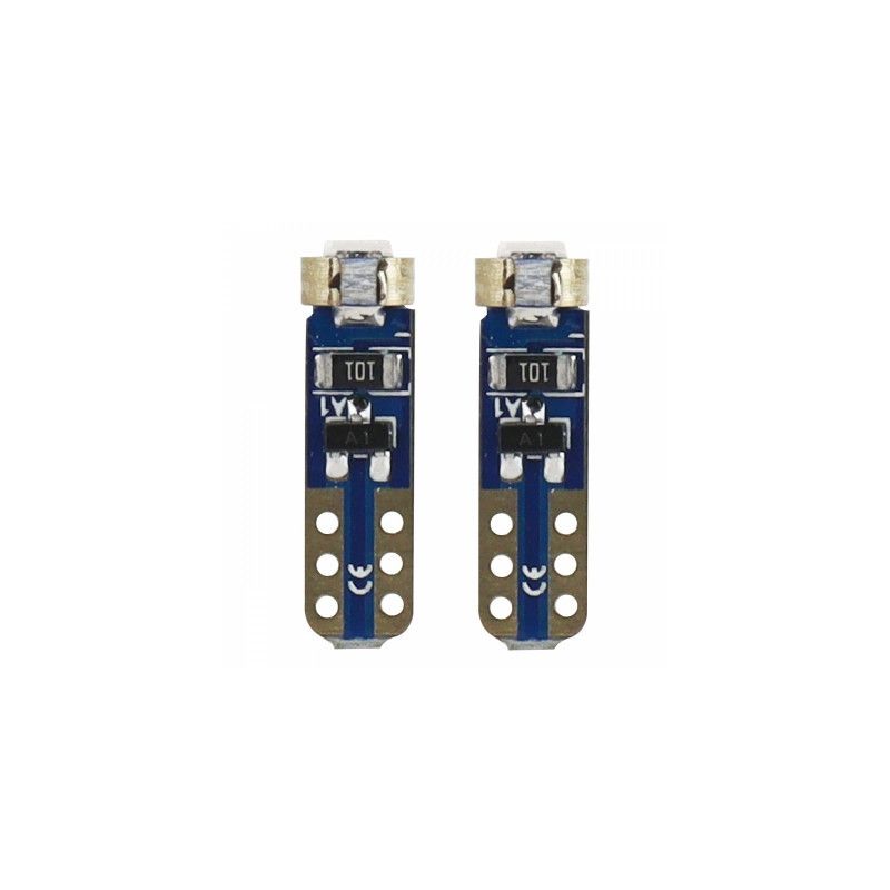 LED lemputės standartinės t5 w1w 1xsmd 3030 12v didelės galios amio-01094