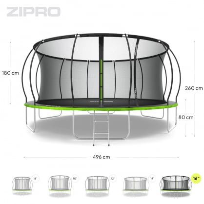 „Zipro Jump Pro Premium“ vidinis tinklas 16ft 496cm