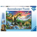 100 Puzzle XXL: Dinosaurs - RAVENSBURGER dėlionė
