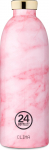 24Bottles Termo butelis Clima Grand rožinio marmuro 850 ml