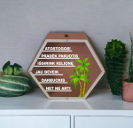 3D Taupyklė šešiakampė „Atostogos“