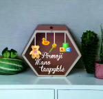 3D Taupyklė šešiakampė „Pirmoji Mano taupyklė“