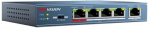 4 prievadų, 4 PoE komutatorius Hikvision DS-3E0105P-E