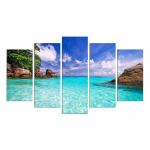 5 dalių paveikslas Mark