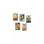 5 paveikslų rinkinys Tablo Center Modern Woman