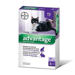 Advantage 80 virš 4kg katėms N4