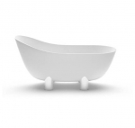 Akmens masės vonia Aura Damona 2, balta : Spalva - Balta blizgi, Tipas - Su persipylimu, Vonios ilgis - 1690 mm , Vonios plotis - 735 mm