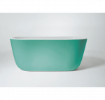 Akmens masės vonia Balteco AZUR 140x70, RAL spalvos šonai : Spalva - Pasirenkama RAL spalva, Vonios ilgis - 1400 mm, Vonios plotis - 700 mm