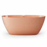 Akmens masės vonia PAA Perla, 145x71 cm, glossy clay, VAPERL145/01