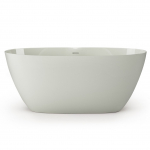 Akmens masės vonia PAA Perla, 145x71 cm, glossy fog, VAPERL145/01