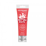 Akriliniai dažai Keyroad 75ml, raudonos spalvos
