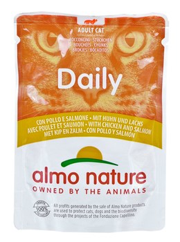 Almo Nature Daily Vištiena su lašiša 70 g