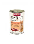 ANIMONDA Carny Kitten Veal&Chicken&Turkey 400 g veršiena, vištiena ir kalakutiena kačiukams