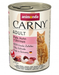 Animonda Carny su jautiena, kalakutiena ir krevetėmis 400 g