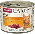 ANIMONDA Cat Carny Adult skonis: jautiena ir vištiena 200g x12