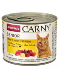 ANIMONDA Cat Carny Senior  skonis: vištiena su sūriu 200g x12