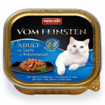 ANIMONDA Cat Vom Feinsten adult NoGrain Lašiša žolelių padaže 100g