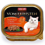 ANIMONDA Cat Vom Feinsten adult NoGrain Vištiena su morkų padažu 100g