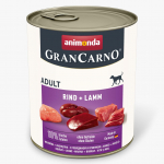 Animonda GranCarno Adult Beef + Lamb: konservai šunims su šviežia jautiena ir ėriena, 800 g