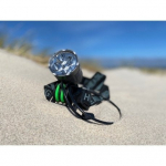 Ant galvos tvirtinamas UV žibintas gintarų paieškai "Amber Moon" 42W